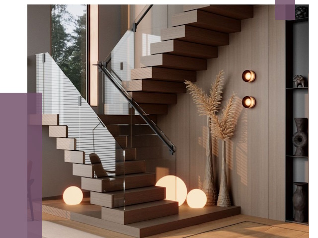 Изготовление и монтаж лестниц в Куйбышеве от 88137 руб. | ПРОЛЁТ-Кбш