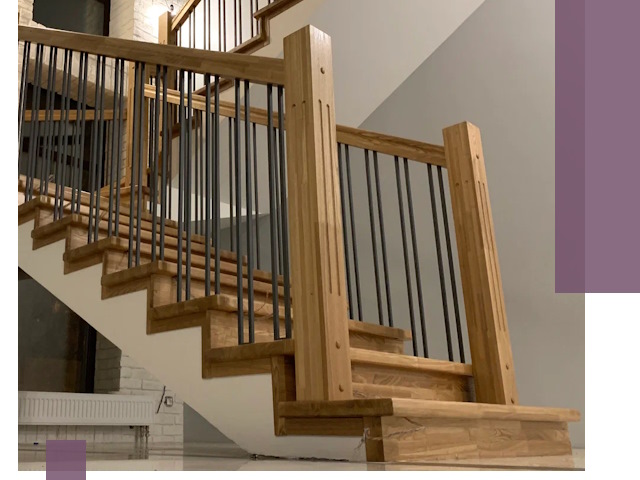 Реставрация деревянных и металлических лестниц в Куйбышеве