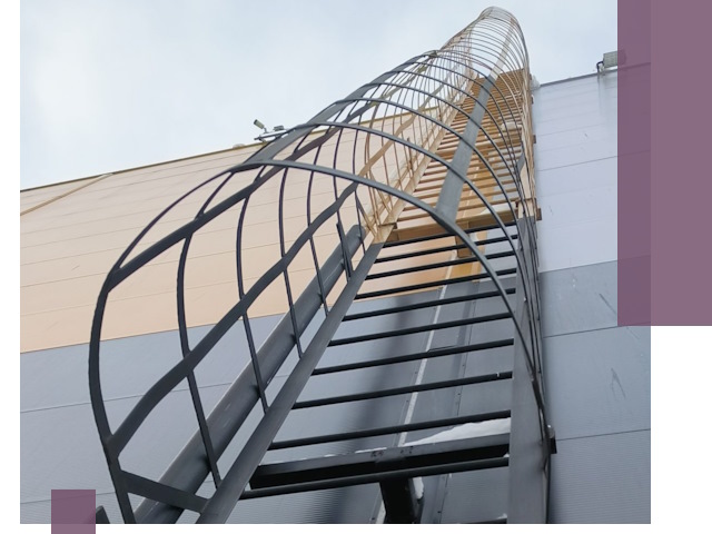 Изготовление и монтаж пожарных лестниц в Куйбышеве профессионально