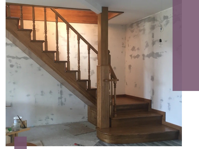 Ремонт деревянных лестниц в Куйбышеве: быстро и качественно