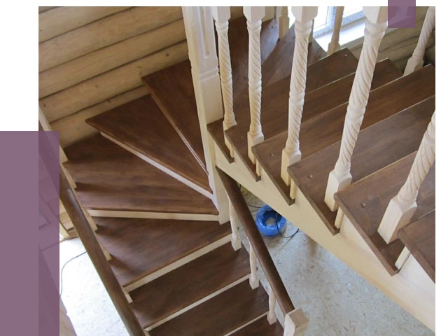 Реставрация деревянных лестниц в Куйбышеве от 4355 руб.