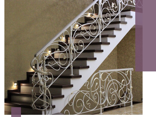 Кованые лестницы под ключ в Куйбышеве — изготовление и монтаж