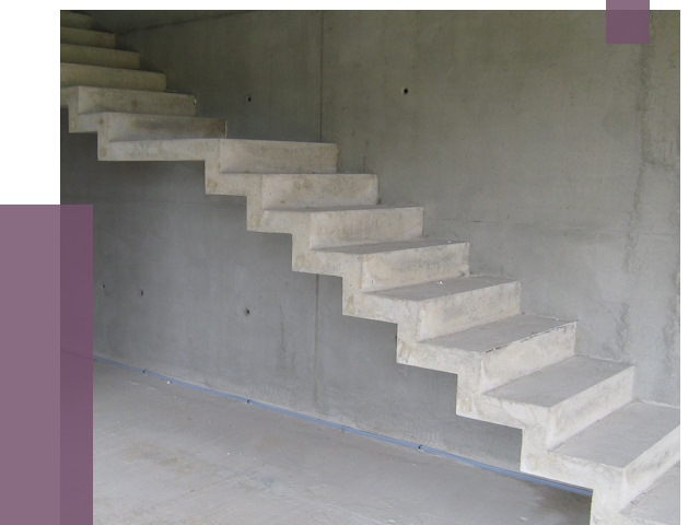 Бетонные лестницы в Куйбышеве от 19183 руб. под ключ | ПРОЛЁТ-Кбш