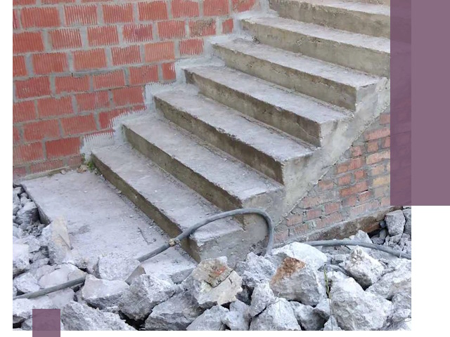 Демонтаж бетонных лестниц в Куйбышеве: быстро и безопасно