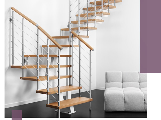 Модульные лестницы под ключ в Куйбышеве — монтаж и изготовление