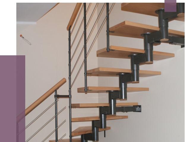 Изготовление модульных лестниц в Куйбышеве от 11665 руб. 