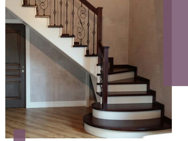 Изготовление Г-образных лестниц под ключ в Куйбышеве