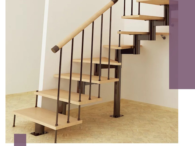 Монтаж лестниц на больцах в Куйбышеве — быстро и надежно