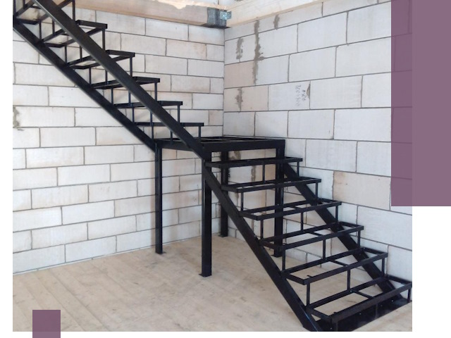 Лестницы на металлокаркасе под ключ в Куйбышеве — изготовление и монтаж