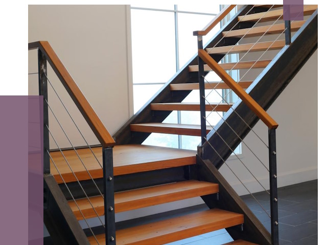 Изготовление лестниц на металлокаркасе в Куйбышеве от 19183 руб. | ПРОЛЁТ-Кбш