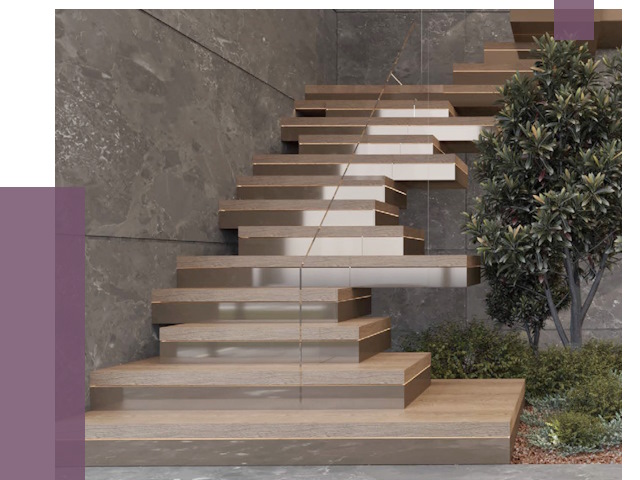 Современные лестницы в Куйбышеве от 13998 руб. | ПРОЛЁТ-Кбш