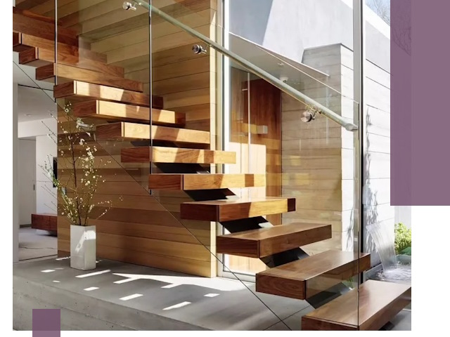 Современные лестницы на заказ в Куйбышеве — изготовление и монтаж