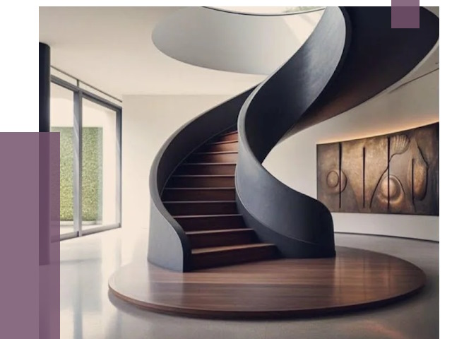 Элитные лестницы под заказ в Куйбышеве от 191827 руб. — ПРОЛЁТ-Кбш