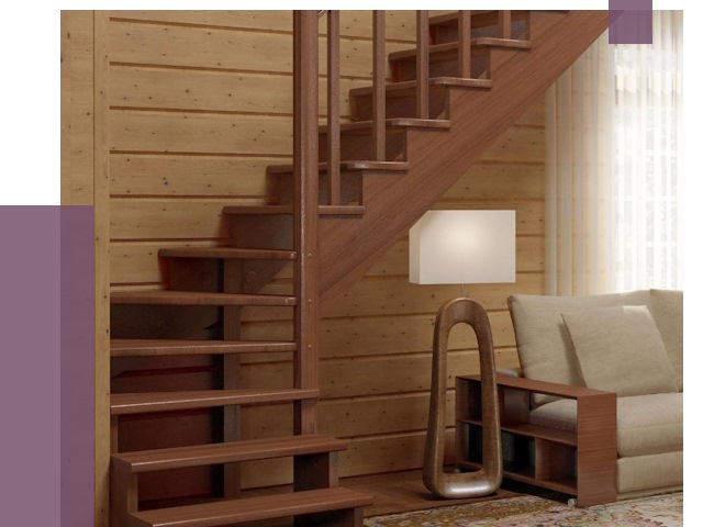 Лестницы эконом класса в Куйбышеве от 18509 руб. бюджетные решения