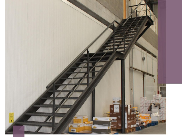 Лестницы для производства в Куйбышеве — изготовление и монтаж