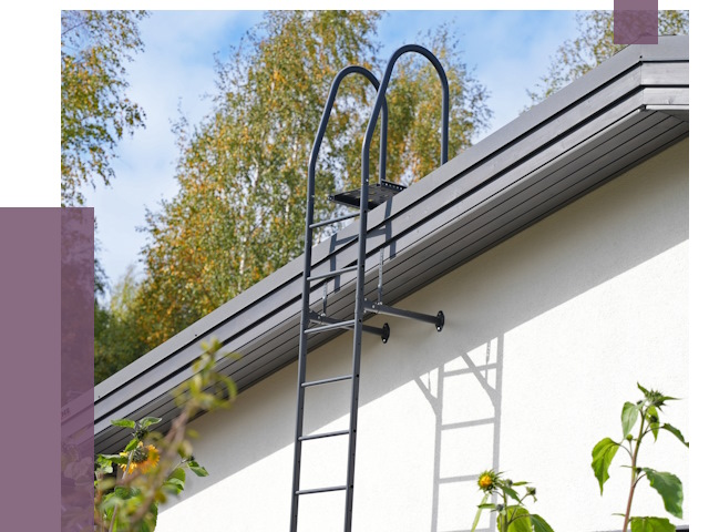 Лестницы на крышу в Куйбышеве от 19390 руб. — монтаж и монтаж ПРОЛЁТ-Кбш