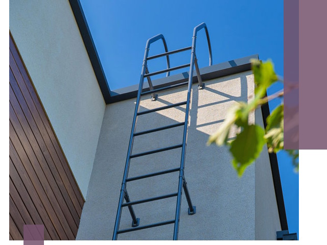 Лестницы на крышу в Куйбышеве — изготовление, монтаж, демонтаж