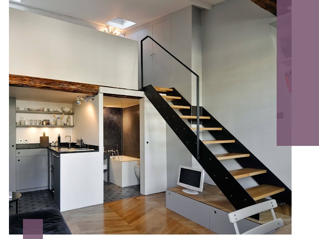 Лестницы на антресоль под ключ в Куйбышеве — изготовление и монтаж