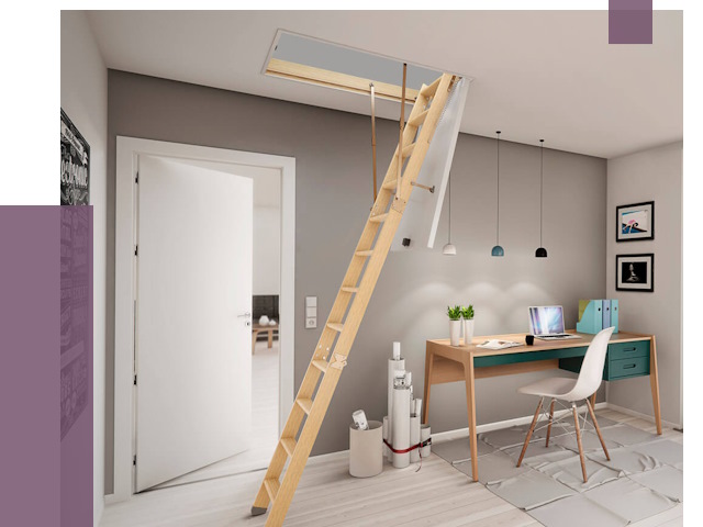 Чердачные лестницы в Куйбышеве — от 14776 руб. | ПРОЛЁТ-Кбш