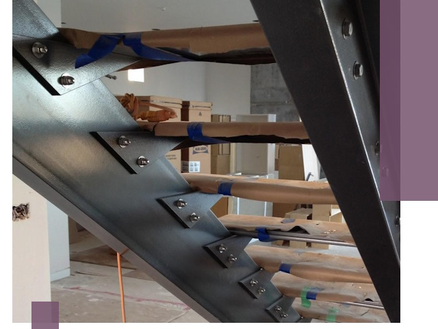 Усиление лестничных конструкций и усиление опор в Куйбышеве