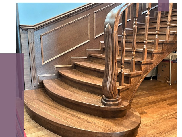 Дубовые лестницы под ключ в Куйбышеве от 178865 руб. — ПРОЛЁТ-Кбш