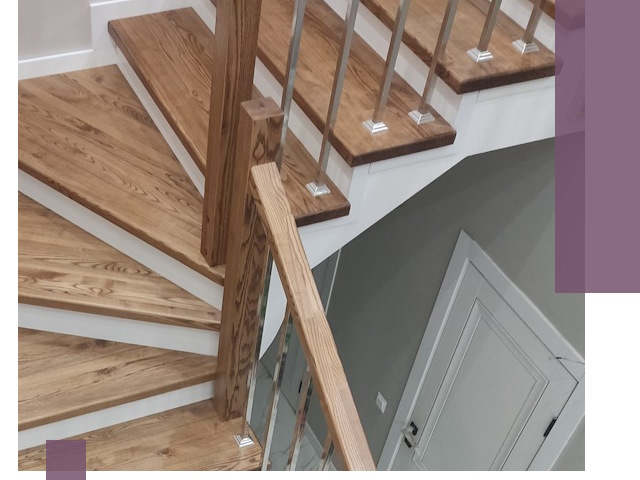 Обшивка металлических лестниц под ключ в Куйбышеве