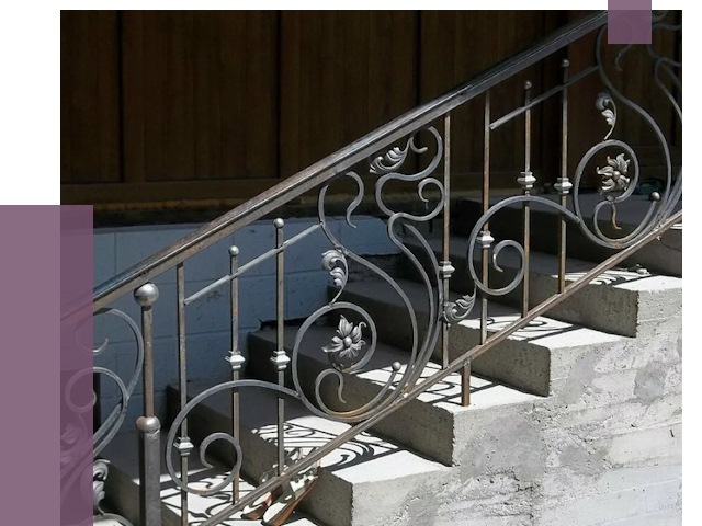 Кованые перила в Куйбышеве от 8814 руб. под ключ — качество от ПРОЛЁТ-Кбш