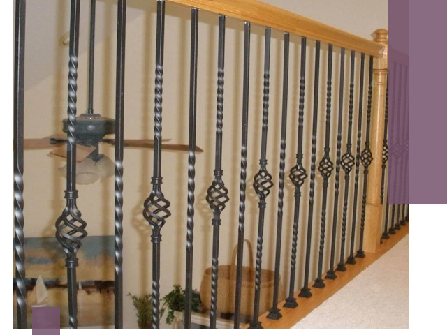 Изготовление и монтаж кованных перил в Куйбышеве под ключ