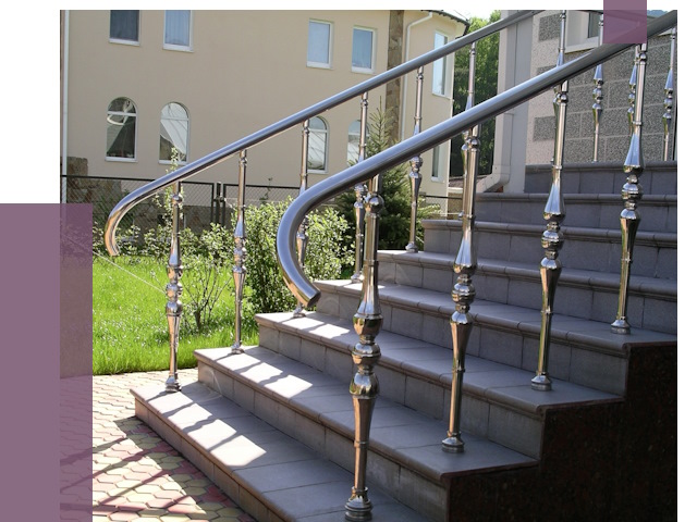 Перила для крыльца в Куйбышеве от 10887 руб. — монтаж ПРОЛЁТ-Кбш