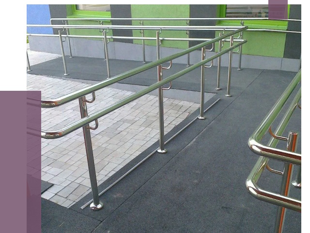 Ограждения пандусов в Куйбышеве от 4407 руб. монтаж | ПРОЛЁТ-Кбш