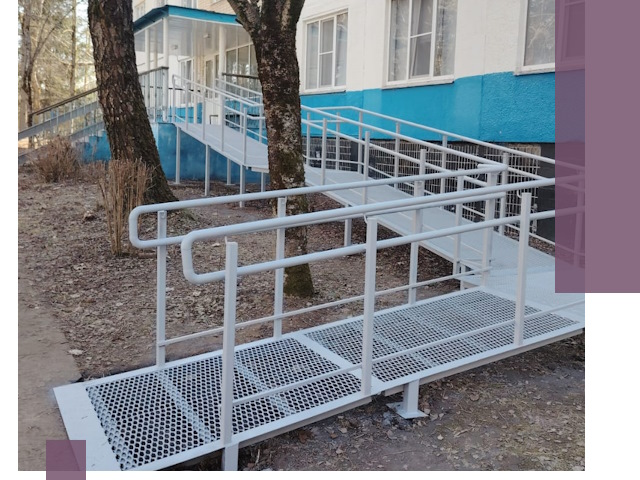 Пандусы под ключ в Куйбышеве: изготовление, монтаж и демонтаж