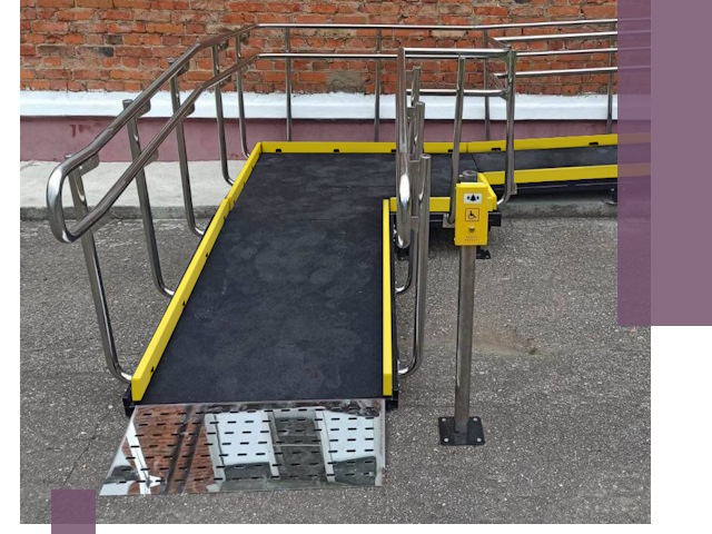 Изготовление наклонных пандусов для инвалидов в Куйбышеве