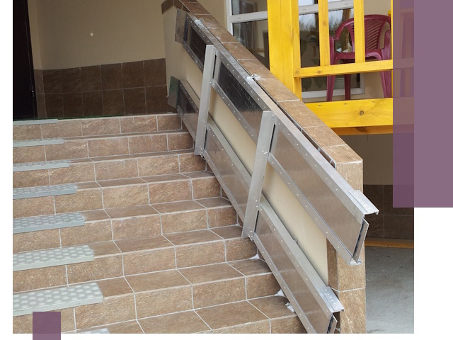 Откидные пандусы под ключ в Куйбышеве — монтаж и демонтаж