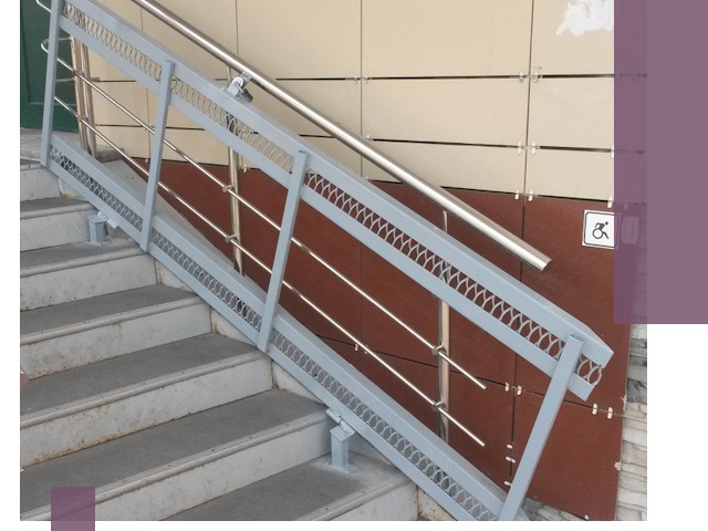 Изготовление откидных пандусов под ключ в Куйбышеве