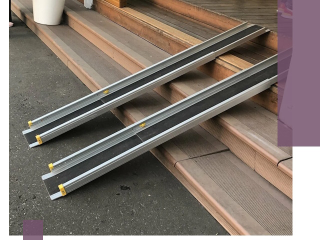 Телескопические пандусы под ключ в Куйбышеве — изготовление и монтаж