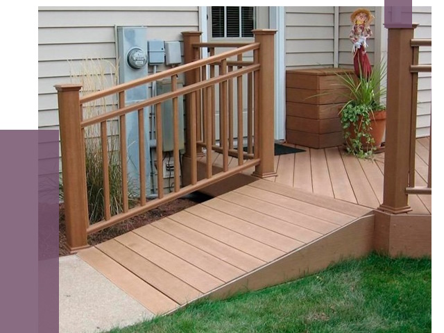 Пандус на крыльцо в Куйбышеве под ключ от 7880 руб.