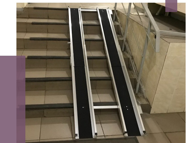 Установка пандуса в подъезд в Куйбышеве от 8088 руб. под ключ | ПРОЛЁТ-Кбш