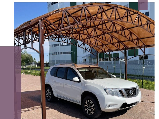 Недорогие навесы в Куйбышеве от 43550 руб. | ПРОЛЁТ-Кбш