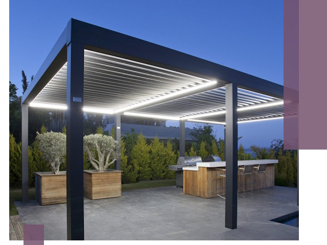 Навесы отдельно стоящие под ключ в Куйбышеве из металла и поликарбоната