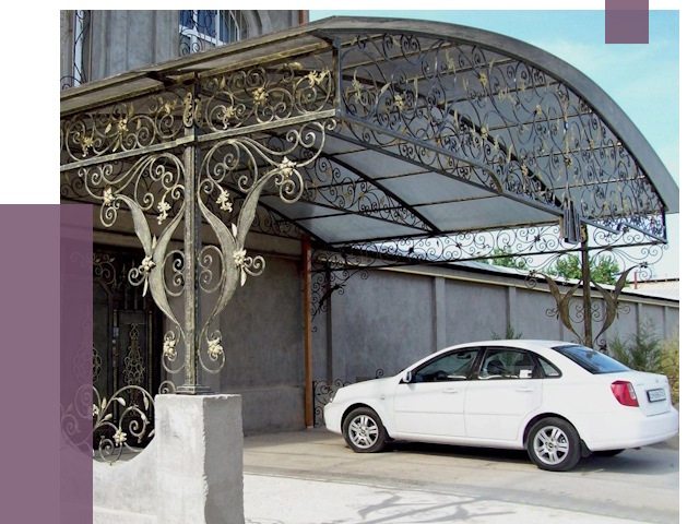 Кованые навесы в Куйбышеве от 14776 руб. | ПРОЛЁТ-Кбш