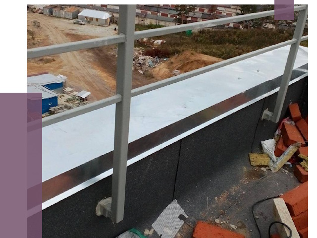 Монтаж парапетов в Куйбышеве от 4355 руб.  | ПРОЛЁТ-Кбш