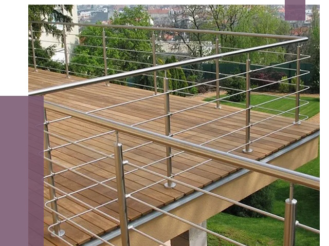 Алюминиевые парапеты в Куйбышеве под ключ от 7880 руб. 