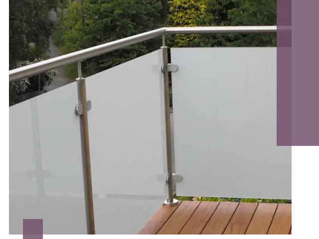 Алюминиевые парапеты для балконов и террас в Куйбышеве