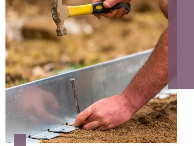 Монтаж металлических бордюров в Куйбышеве быстро и качественно