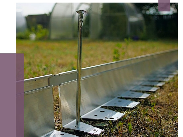 Металлические бордюры для газона в Куйбышеве от 4355 руб. | ПРОЛЁТ-Кбш