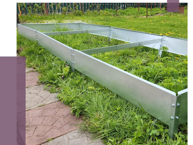 Металлические бордюры для грядок в Куйбышеве от 1815 руб. 