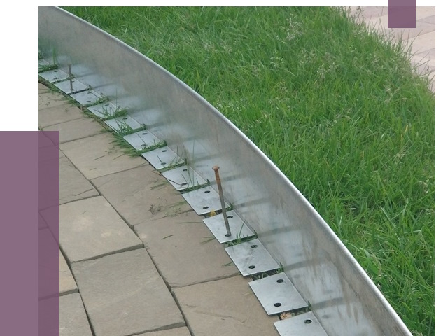 Металлические бордюры для тротуаров в Куйбышеве от 8814 руб.