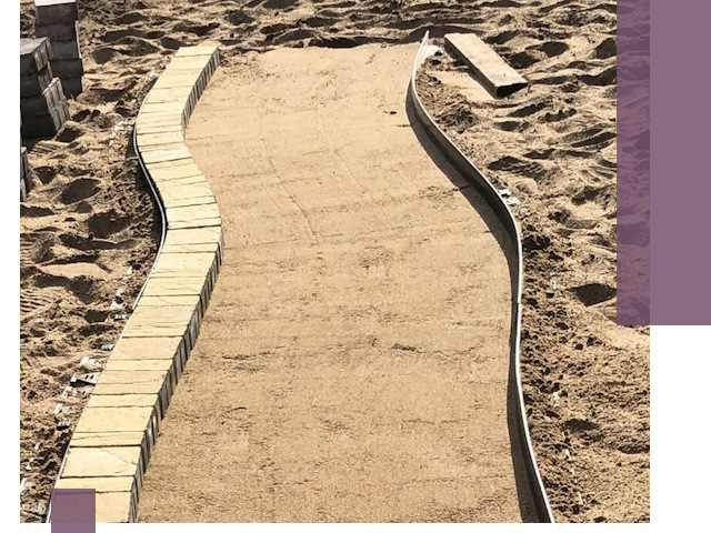 Металлические бордюры для тротуаров в Куйбышеве — прочные и долговечные