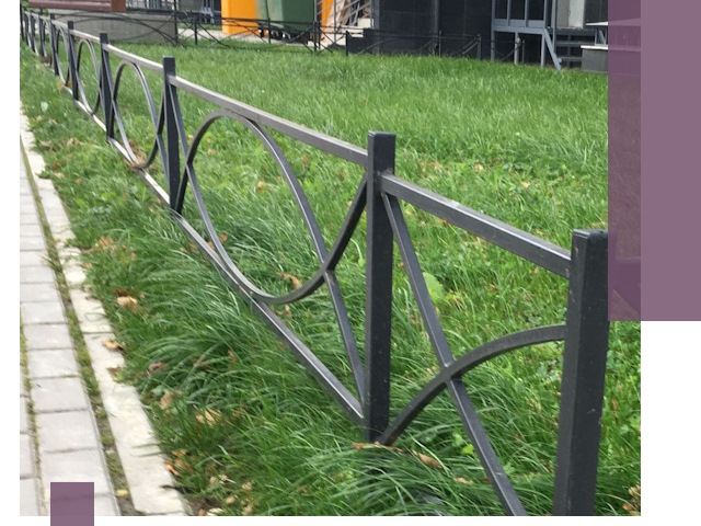 Газонные ограждения из металла в Куйбышеве — монтаж и продажа