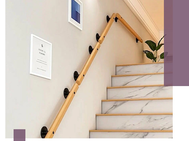 Поручни металлические и деревянные под ключ в Куйбышеве